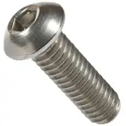 Button Socket Cap Screws Stainless Steel 6-32 X 7/16" Qty 25