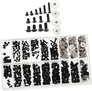 PLAFOPE 360 Pcs Rust Computer Screws Sturdy Flat Head Small Screws for Electronics Repair Compact Design for Confined Spaces Wear Resistant and Reusable Hardware