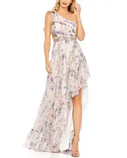 Mac Duggal Asymmetrical High-Low Gown 12 NoColor