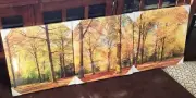 Canvas Wall Art - Set Of 3 - NEW - Woods, Scenic