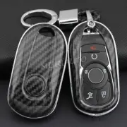 Carbon Fiber Smart Key Fob Cover Case For Buick Enclave Encore GX Envision Regal