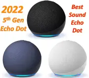 Amazon Echo Dot Smart Speaker(5th Gen, 2022 Released) Bigger Vibrant Sound Alexa