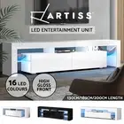 Artiss TV Cabinet Entertainment Unit Stand RGB LED Gloss 130/160/189/200cm