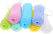 HONITANO 7Pcs Soap Pouch Body Cleansing Net for Handmade Soap Comfortable Texture Mesh Bubble Design Easy to Hang for Cleaning and Massaging