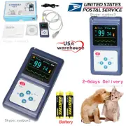 Handheld Veterinary Pulse Oximeter with Tongue SpO2 Probe+PC Software,NEW