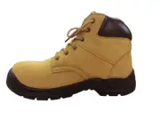 Work boots Leather Wheat popular colour Mens au sizes AU stock Safety toe Laces