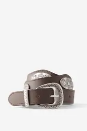 [Supré] Supré - Western Concho Belt - Choc/silver 2XSXS CHOC/SILVER