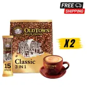 Old Town White Coffee 3 in 1 Instant Coffee Classic 2 Packs Halal
