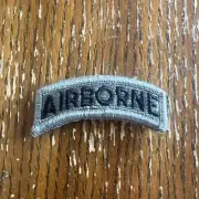 AIRBORNE TAB ACU Hook Loop US Army Patch Tab