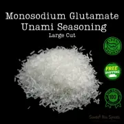 10 lb MSG Monosodium Glutamate - Unami Seasoning Flavor Enhancer - Large Cut