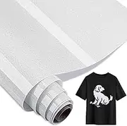 Zocipro Glitter Plotter Film Textile, 30 cm x 1 m, 3D Puff Flock Film Plotter Textile, Heat Transfer Vinyl Flex Film, Glitter Film, Iron-On Film for Textiles, Transfer Film for Iron-On DIY T-Shirt