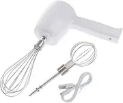 Ciieeo 1 Set Rechargeable Adjustable Cordless Egg Mixer Detachable Whipping and Stirring Nets Speed Handheld Kitchen Tool for Effortless Mixing and Baking