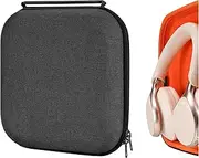 Geekria Shield Case for Over-Ear Headphones, Replacement Hard Shell Travel Carrying Bag with Cable Storage, Compatible with Audeze Maxwell, Soundcore SpaceOnePro, Sony WH-1000XM5 (Dark Grey)