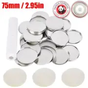 75mm Blank Magnetic Button Badge Supplies Fridge Magnets Badge for Button Maker