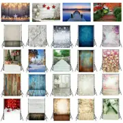 Christmas Tree Backdrop Cloth Xmas Party Photography Background Wall Decor Props