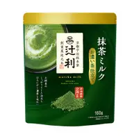 在飛比找PChome24h購物優惠-TSUJIRI抹茶拿鐵粉-御特濃茶風味(160g)x3