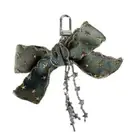 Unique Denims Star Bowknot Tassels Pendant Keychain Fashionable Bag Accessories