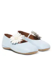 [PePe] PèPè Soufflé leather ballet flats UK 1 blue