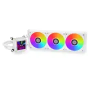 Lian Li GA2ALCD36W Galahad II LCD 360 AIO CPU Liquid Cooler (White)