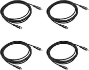 Binxind 4X Extension Cable Audio Video Cable Male to Female Cord for Speaker, Subwoofer, Camera, HDTV, 1.8M