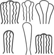 WOFASHPURET 6pcs Versatile Hair Comb for Women Stylish Side Combs Including Four Tooth Shaped for Effortless Styling and Elegant Looks