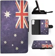 Australia Country Flag 9 FLIP Wallet Phone CASE Cover for Samsung Galaxy S21+ 5G Plus
