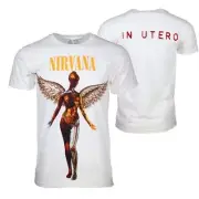 New Nirvana In Utero1 Kurt Cobain Nevermind Grunge XXL Band Shirt badhabitmerch