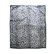 675gsm 2 Ply Animal Print Faux Mink Blanket Queen 200x240 cm (Snow Leopard, Jaguar, Tiger)