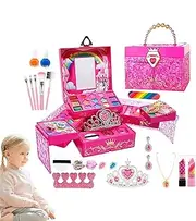Children's Makeup Set, Washable Cosmetic Toy Beauty Set, Creative Washable Makeup Set Toy, Funny Kids Washable Makeup Girl Toys for Kids, Home Aged 3-12