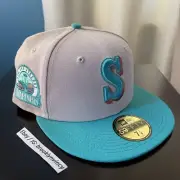 New Era Seattle Mariners 7 1/8 Stone 2tone Topperz Not Hat Club Myfitteds Icy