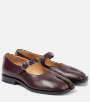 [Maison Margiela] Maison Margiela Tabi leather Mary Jane flats AU 8.5 burgundy