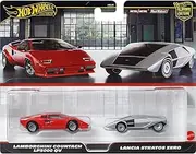 [Hot Wheels] Premium Car Culture 2 Pack 1:64 Scale Vehicles Unique Compilations Real Riders Tyres Metal Metal Body Toy Collectors JBL02