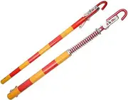 3t 5t 6t 8t Heavy Duty Car Recovery Tow Pole, Car Tow Bar Thickened Bold Spring Safety Buffer Anti Rear End Collision Emergency Breakdown(Size:5t)