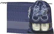 [Jrhncy] Travel Shoe Bag, 8 Pieces, Breathable Drawstring, Waterproof Shoe Bag, Small Shoe Bag, School Trip Must Haves, Travel Storage Bag Organiser for Travel, Home, for Women and Children, Blue, Western