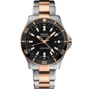 MIDO 美度官方授權Ocean Star 海洋之星 GMT 200米潛水機械錶(M0266292205100)