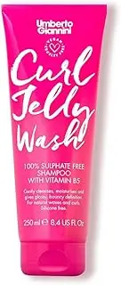 Umberto Giannini Curl Jelly Wash, Vegan, Cruelty Free, & Sulphate Free Shampoo for Curly or Wavy Hair,250ml
