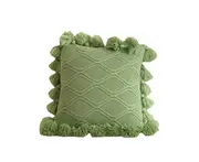 P19 45*45cm Corrugated Tassel Knitted Pillowcase Car Sofa Chair Cushion Home Soft Fittings Photo Props Decorations