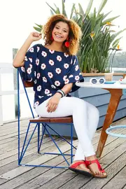 Tie Back Bell Sleeve Top--HAND-22-DP