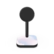 2-in-1 Charging Stand Pastel Gradient Squiggles
