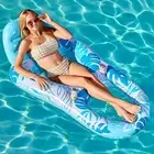SLOOSH Inflatable Pool Floats Lounger Adult, Pool Float Lounge Raft Floaties