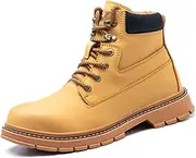 [Generic] Men's Safety Shoes Non-slip Comfortable High-top Work Shoes Waterproof Protection Anti-perforation Safety Boots
