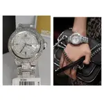 MICHAEL KORS CAMILLE CRYSTAL 鑲水晶錶盤 銀色不鏽鋼錶帶 石英 女士手錶 MK5869