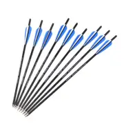 17/20/22Inches Carbon Crossbow Arrow with 125Grain Arrow Head for Target Archery