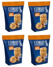 4 ELEPHANT Baked Squeezed Pretzels with Sesame Seeds Crackers Snacks 80g 2.8oz