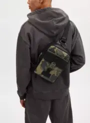 NWT COACH SIGNATURE CAMO TRACK PACK BACKPACK CL944 HAND BAG 1 STRAP SLING PURSE