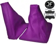 PURPLE LEATHER GEAR BOOT & HANDBRAKE BOOT FITS NISSAN SKYLINE R32 1989-1994