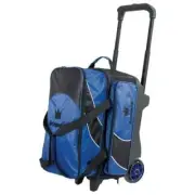 Brunswick Edge Double 2 Ball Roller Blue Bowling Bag