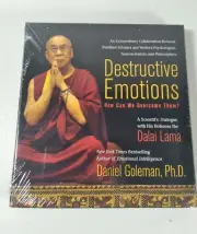 Destructive Emotions How Can We Overcome Them Dalai Lama New age New Sealed