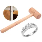Wooden Hammer Jewelry Repair Making Jeweler Tool For Gold Silver Platinu DP3