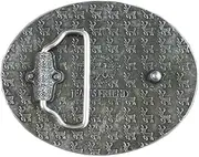 [JEAN'S FRIEND] Western Wildlife Deer Oval Belt Buckle also Stock in the US